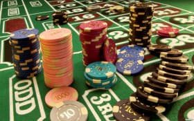 Responsible gaming message beside casino card games on 70 bdt for adults
